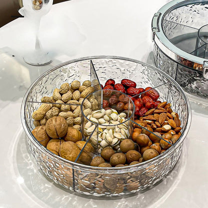 Light Luxury Premium Sealed Dried Fruit Snacks Fruit Tray - Sealed against moisture, food-grade safety, compartmentalized storage