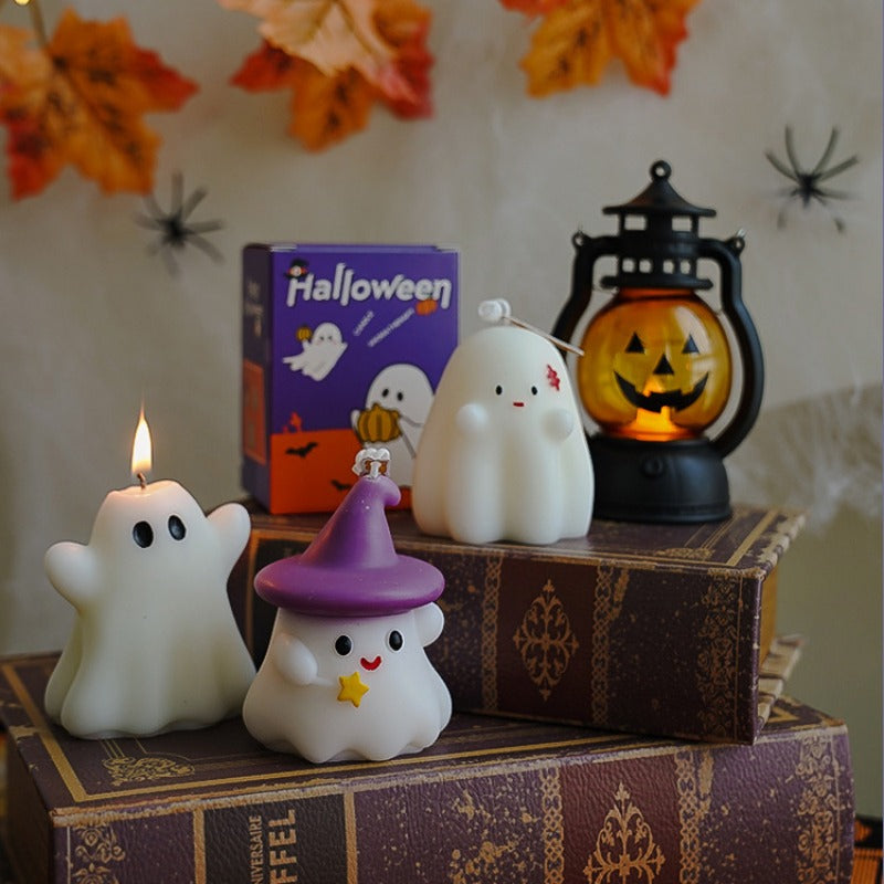 Halloween Ghost Scented Candle – Cute Design, Handcrafted Scents, and Perfect for Festive Decor!